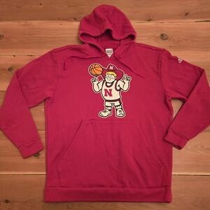 Adidas Nebraska Cornhuskers Basketball Hoodie Mens Size L